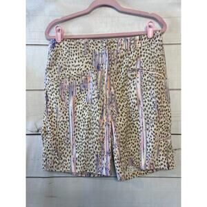 DKNY Golf Shorts Size 10 Animal Print